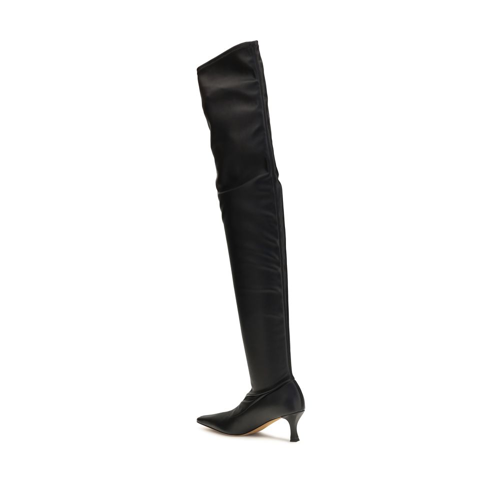 Proenza Schouler Black Polyurethane Over The Knee - immagine 3