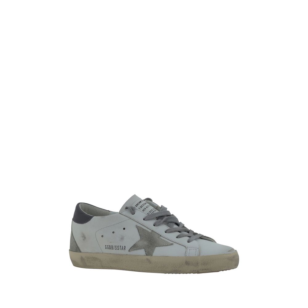 Golden Goose White Goatskin Low Top Sneakers - immagine 2