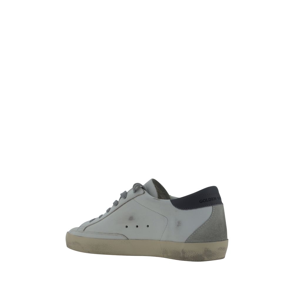 Golden Goose White Goatskin Low Top Sneakers - immagine 3
