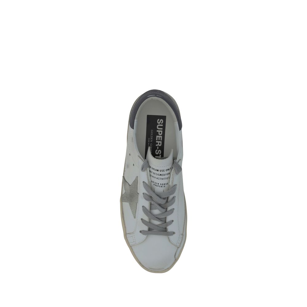 Golden Goose White Goatskin Low Top Sneakers - immagine 4