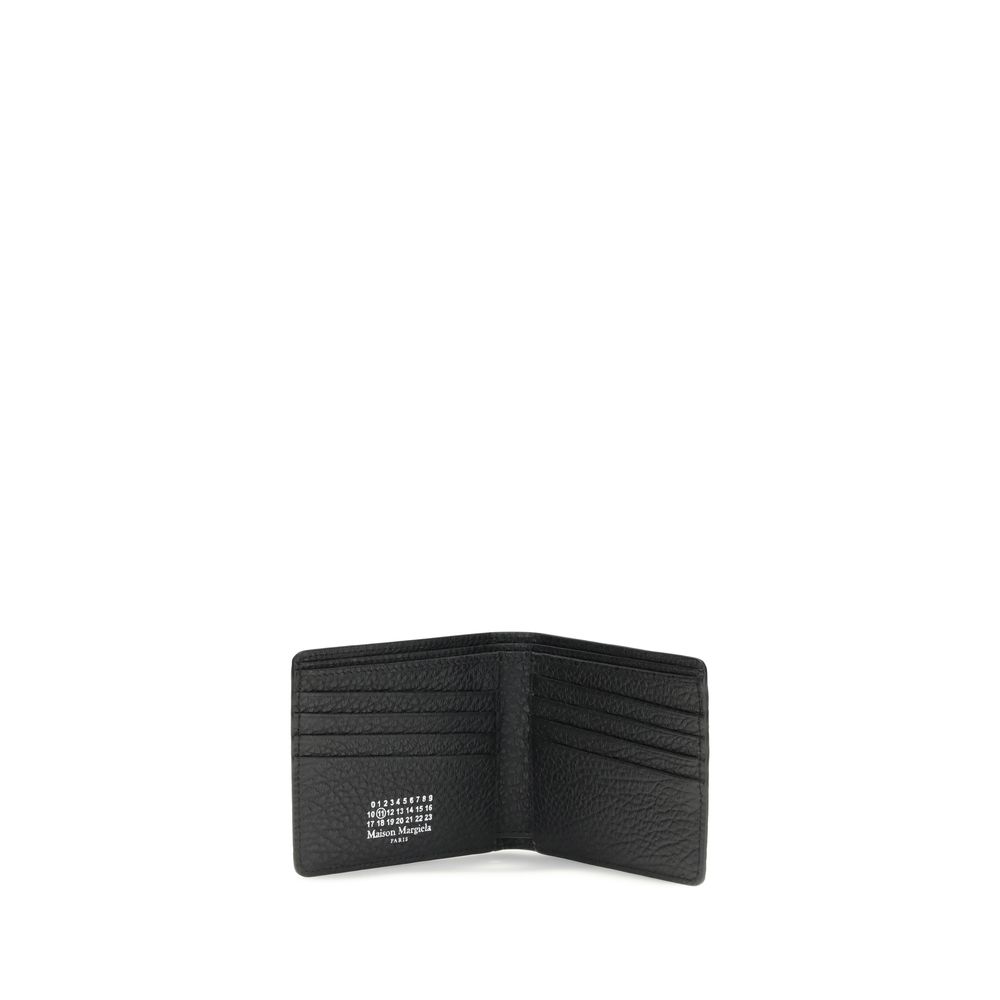 Maison Margiela Black Calf Leather Bos Taurus Wallet - immagine 3