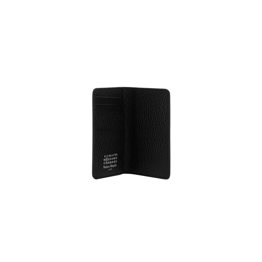 Maison Margiela Black Calf Leather Bos Taurus Wallet - immagine 3