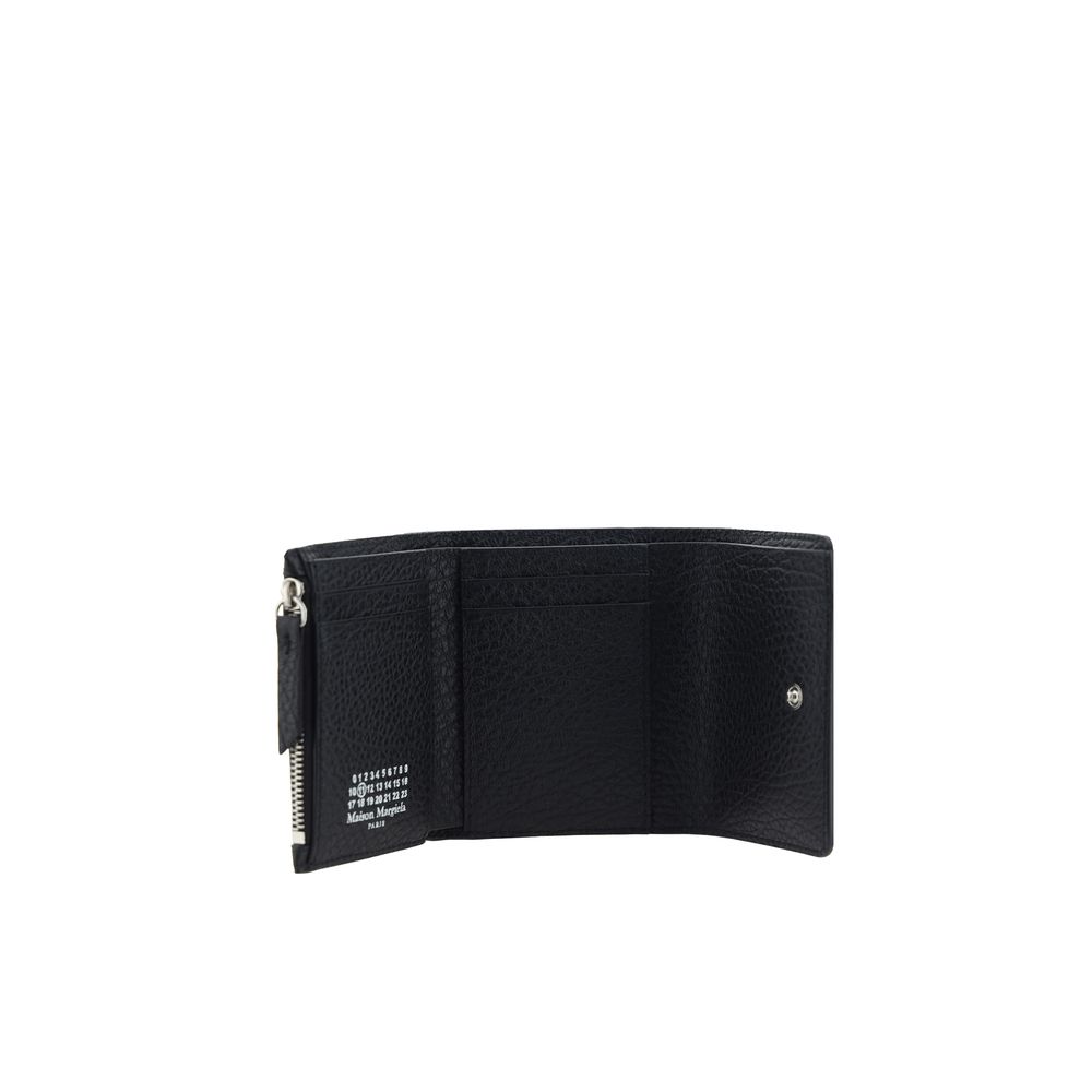 Maison Margiela Black Calf Leather Bos Taurus Wallet - immagine 3