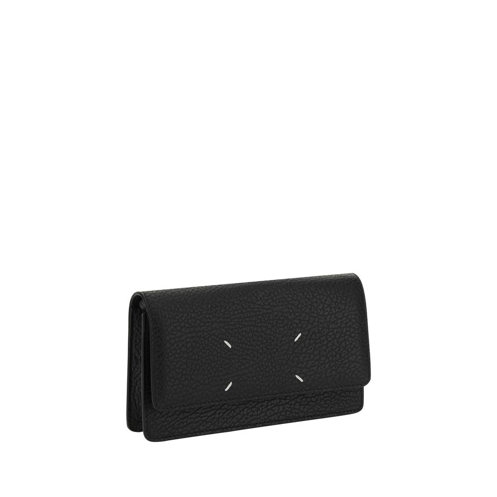 Maison Margiela Black Calf Leather Bos Taurus Wallet - immagine 2