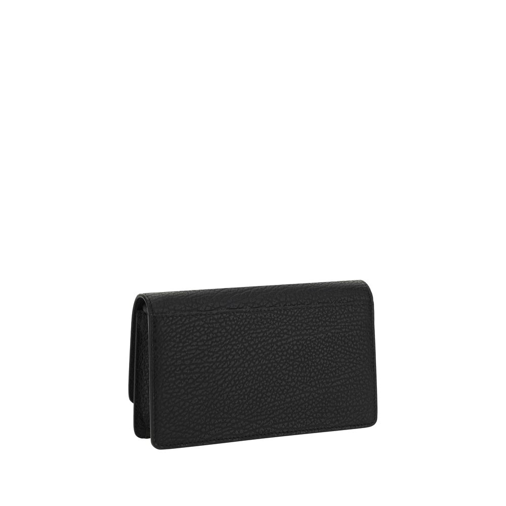 Maison Margiela Black Calf Leather Bos Taurus Wallet - immagine 3
