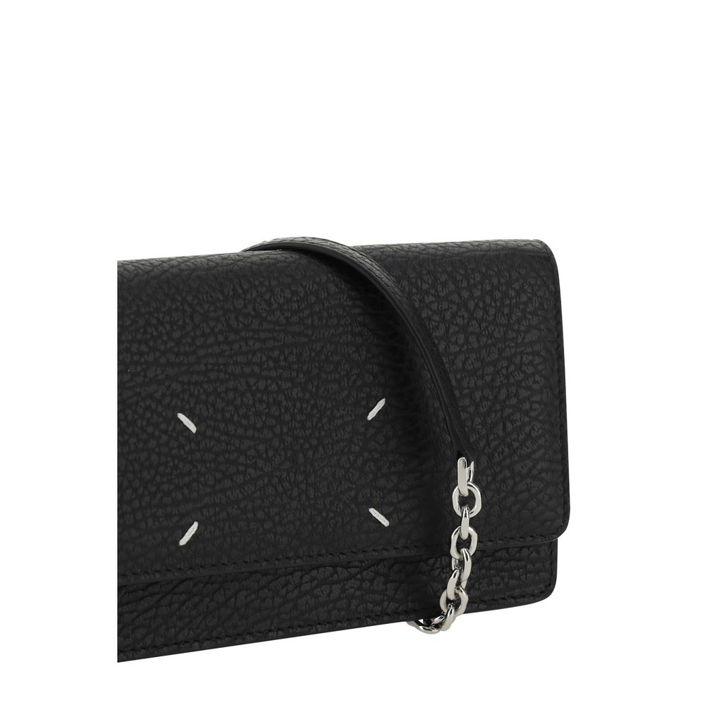 Maison Margiela Black Calf Leather Bos Taurus Wallet - immagine 4