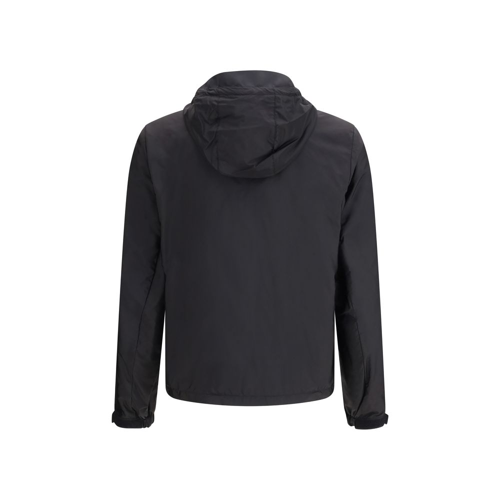 Prada Black Recycled Polyamide Shell Jacket - immagine 2