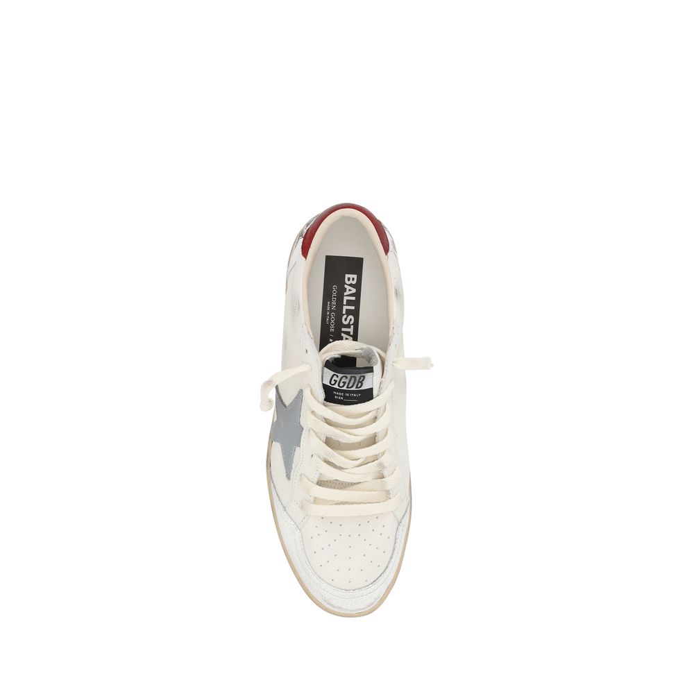 Golden Goose Beige Calf Leather Bos Taurus Low Top Sneakers - immagine 4