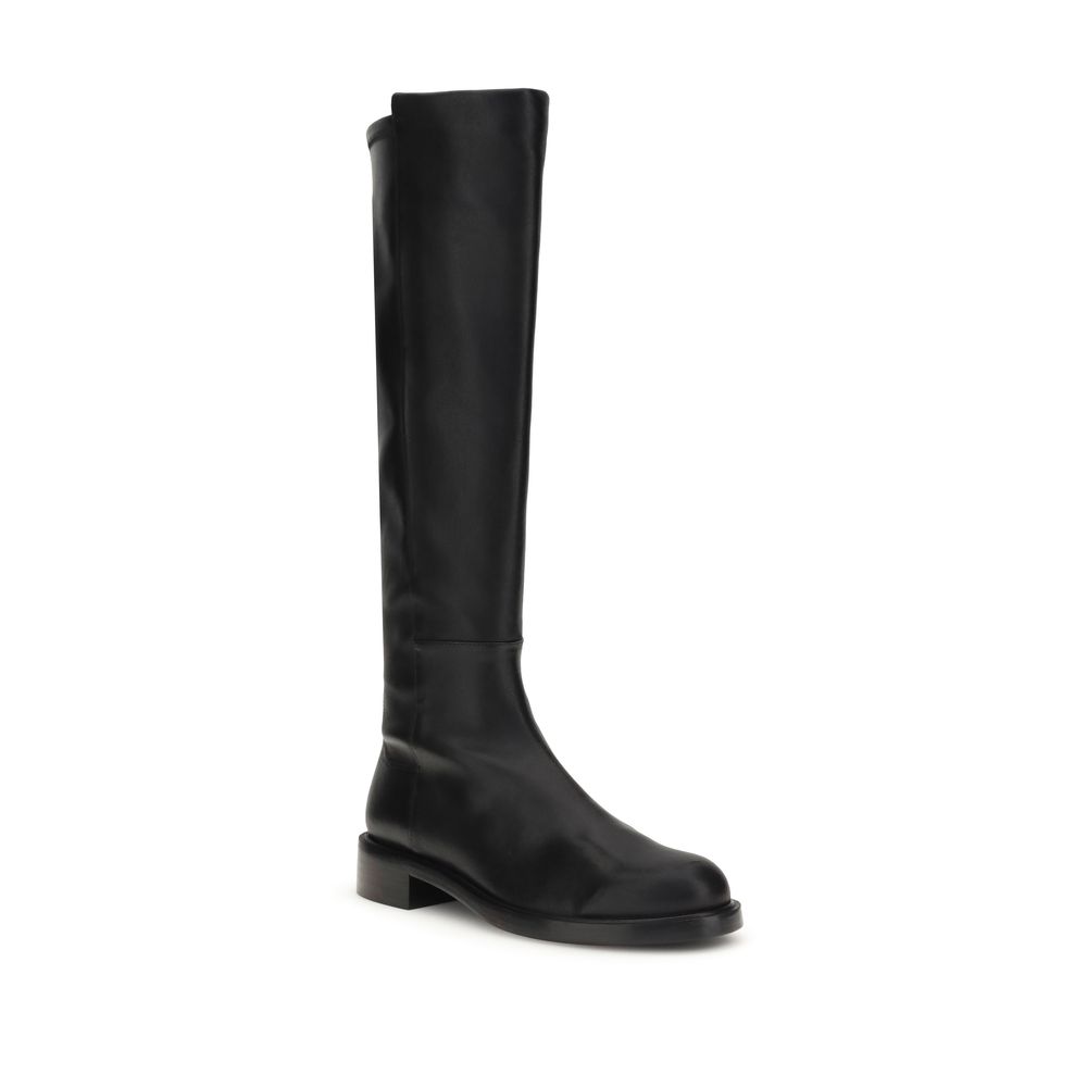 Stuart Weitzman Brown Calf Leather Bos Taurus Over The Knee - immagine 2