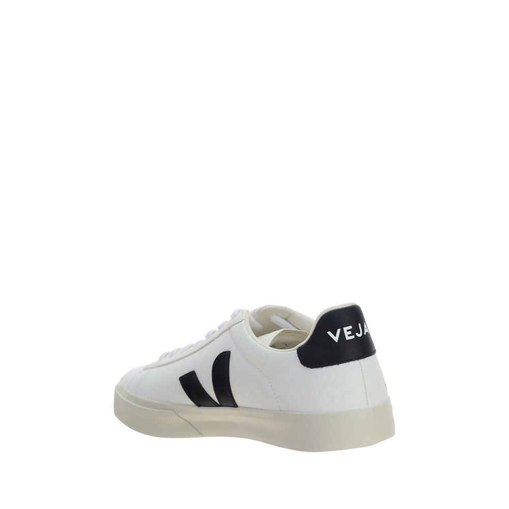 Veja White Calf Leather Bos Taurus Low Top Sneakers - immagine 3