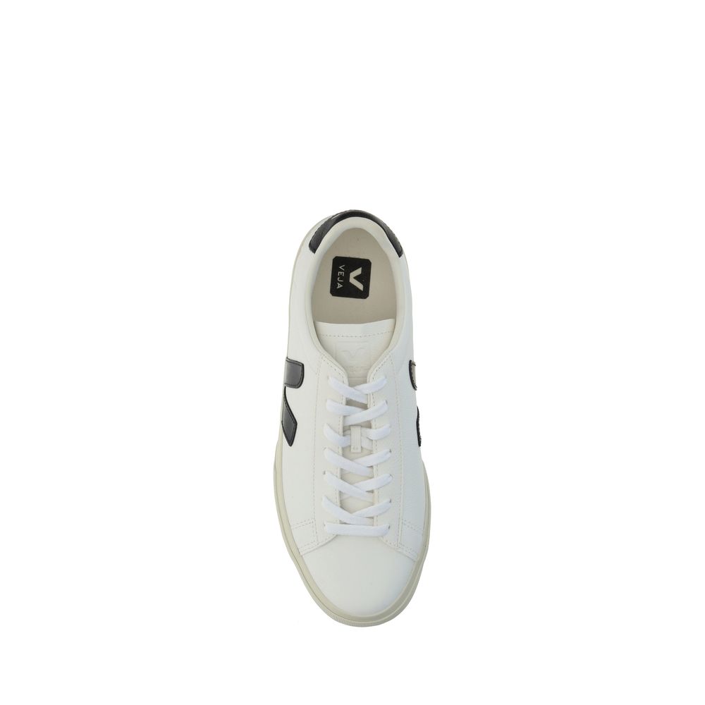 Veja White Calf Leather Bos Taurus Low Top Sneakers - immagine 4