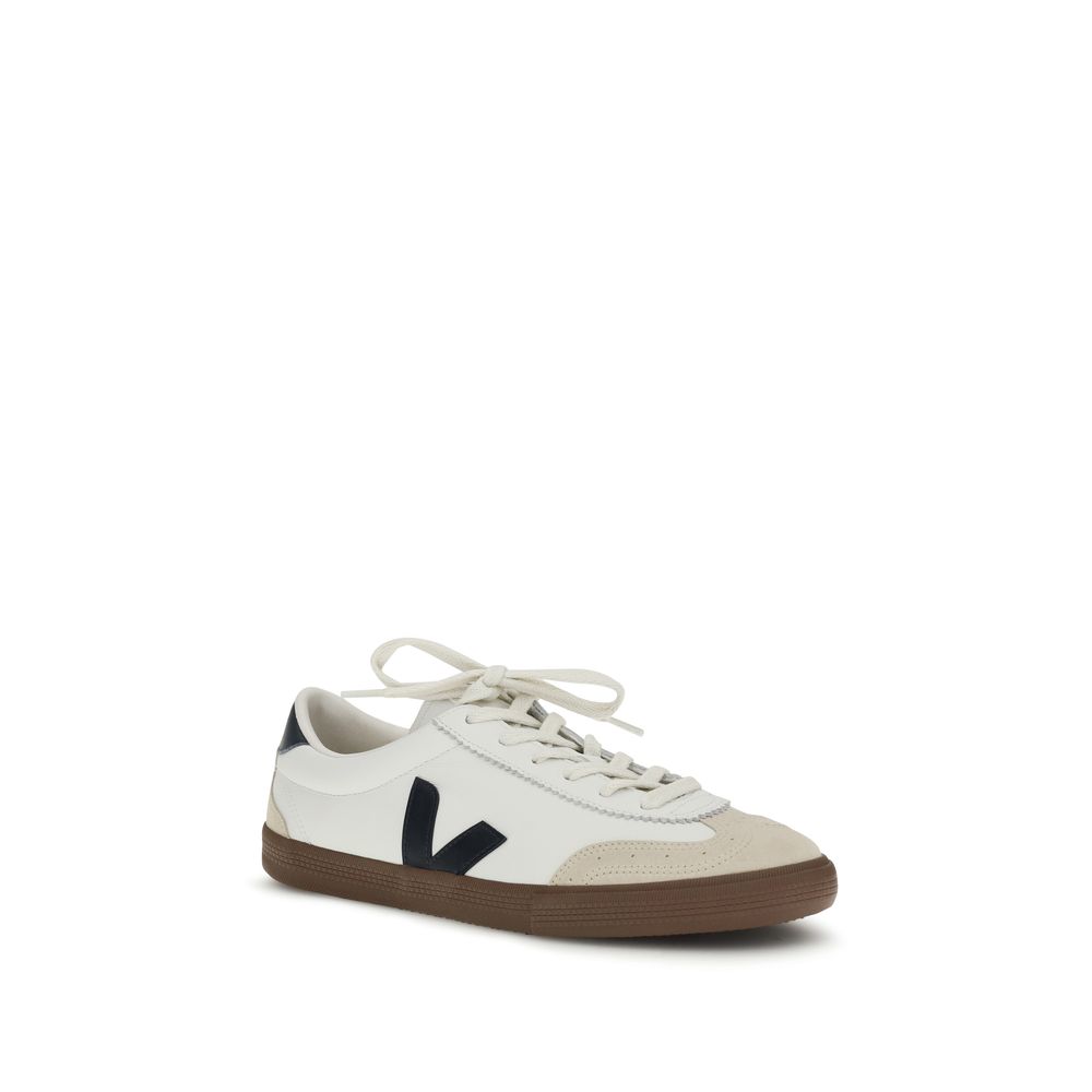 Veja White Calf Leather Bos Taurus Athletic Sneakers - immagine 2