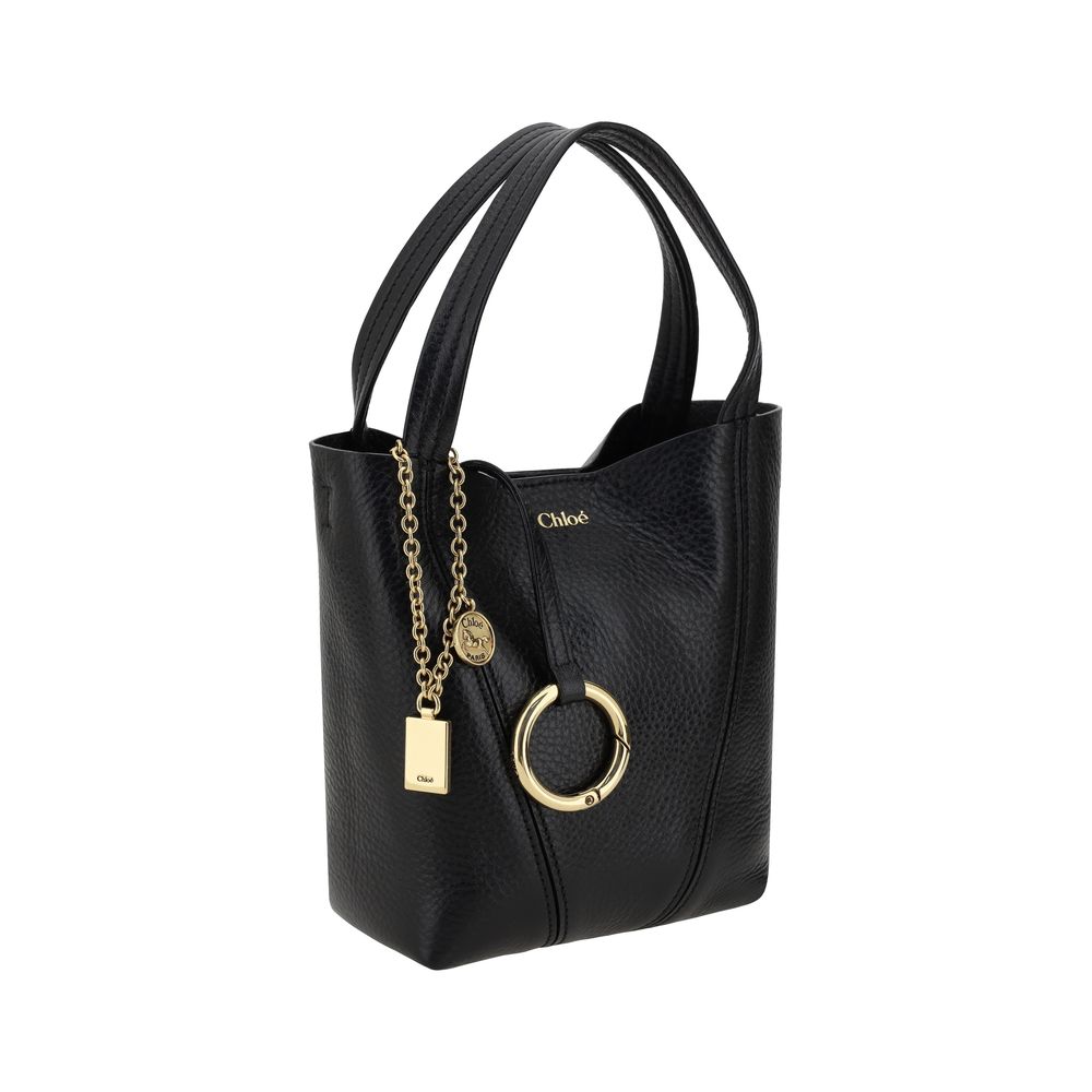 Chloé Black Calf Leather Bos Taurus Shoulder Bag - immagine 2