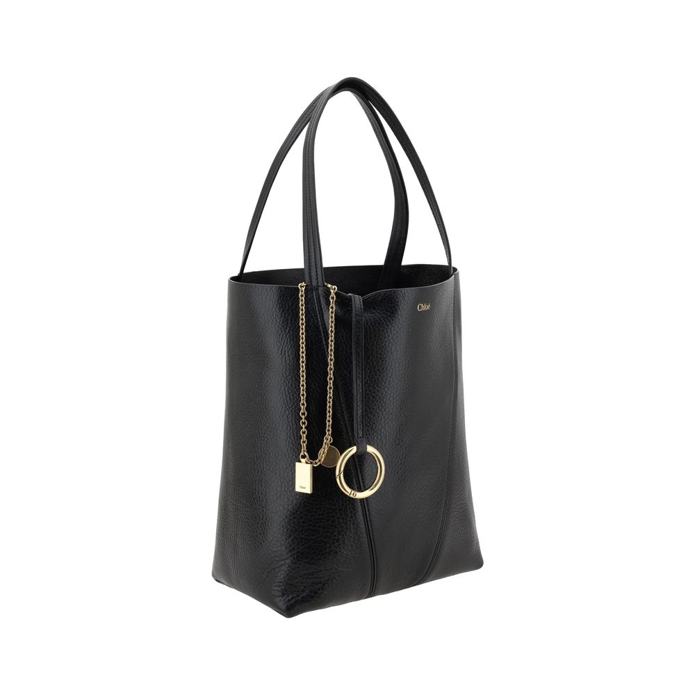 Chloé Black Calf Leather Bos Taurus Shoulder Bag - immagine 2