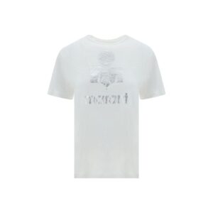 Marant Etoile White Linen T-Shirt