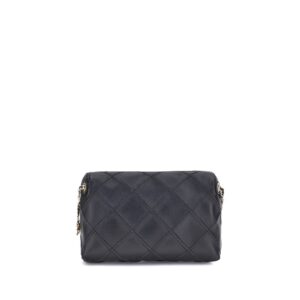 Tory Burch Black Calf Leather Bos Taurus Shoulder Bag