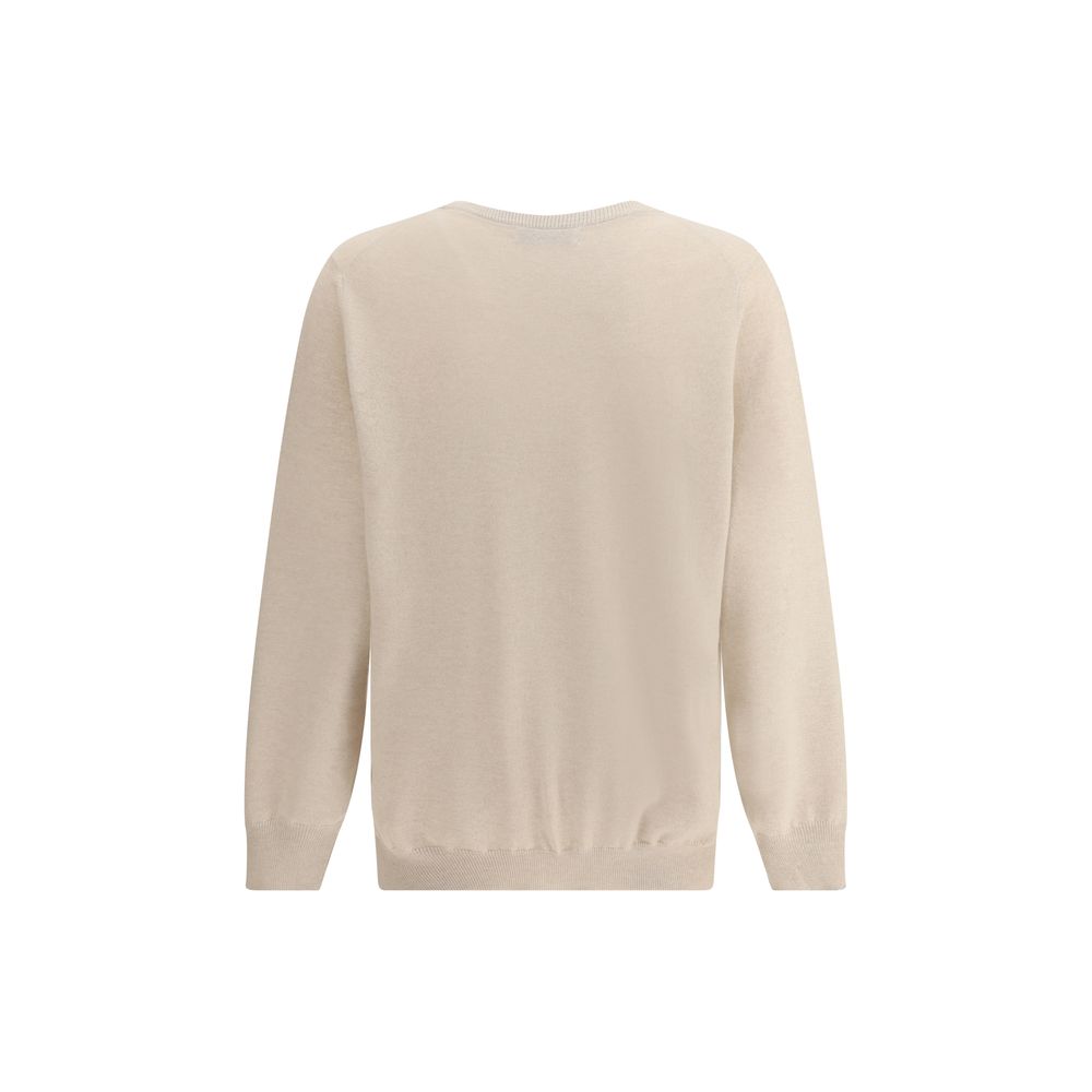 Brunello Cucinelli Beige Cashmere Sweater - immagine 2