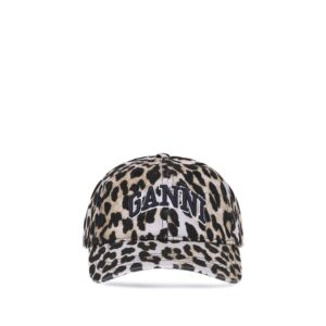 Ganni Multicolor Cotton Cap (Baseball Hat)