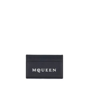 Alexander McQueen Black Calf Leather Bos Taurus Wallet