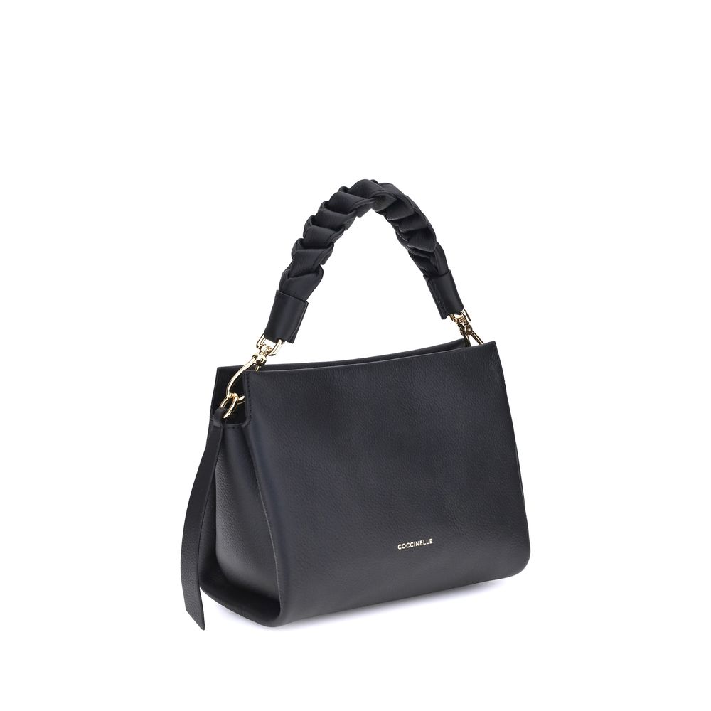Coccinelle Black Calf Leather Bos Taurus Handbag - immagine 2
