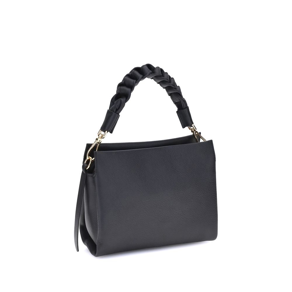 Coccinelle Black Calf Leather Bos Taurus Handbag - immagine 3
