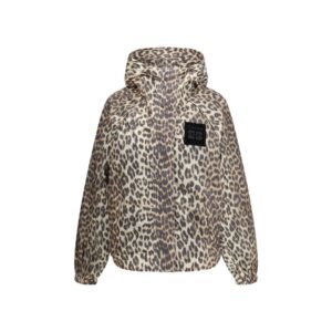 Ganni Multicolor Nylon Rain Coat
