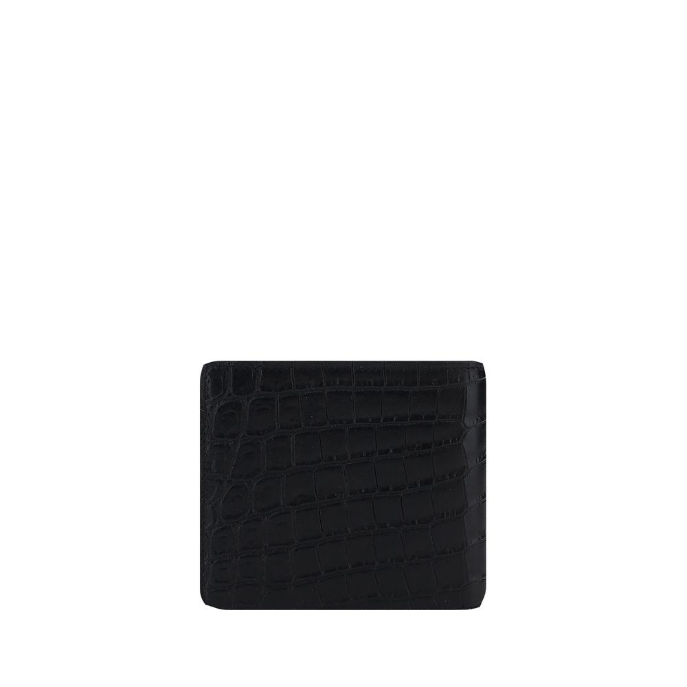 Saint Laurent Black Calf Leather Bos Taurus Wallet - immagine 2