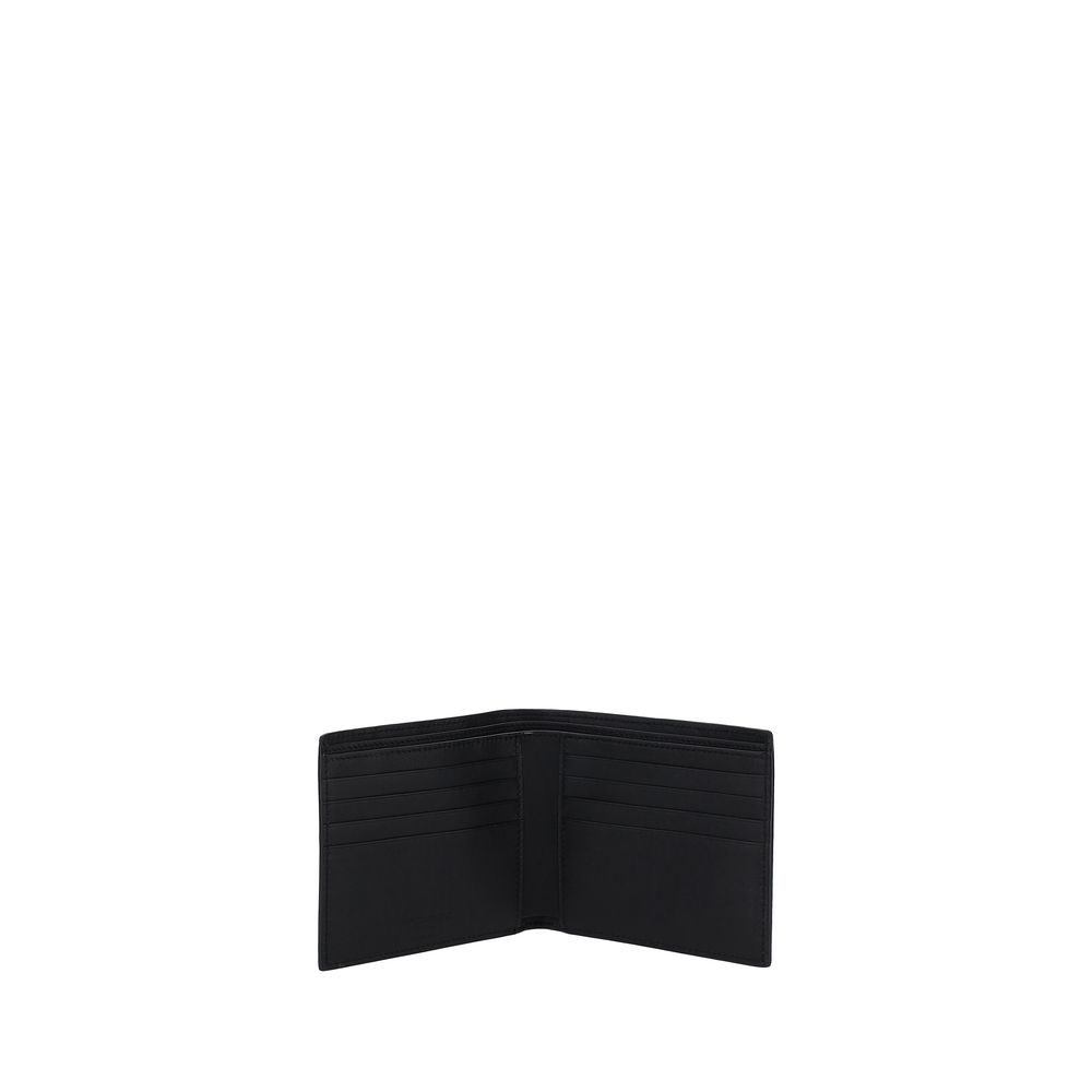Saint Laurent Black Calf Leather Bos Taurus Wallet - immagine 3