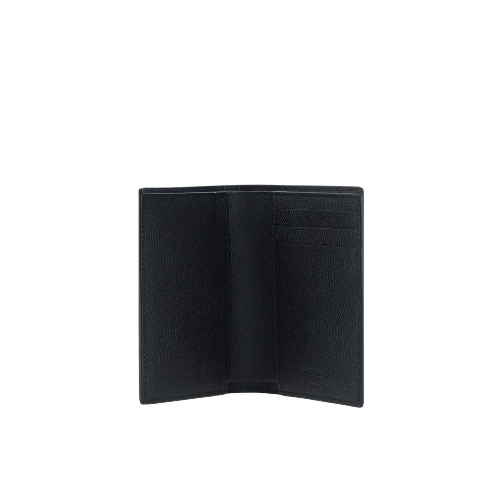 Saint Laurent Black Calf Leather Bos Taurus Wallet - immagine 3