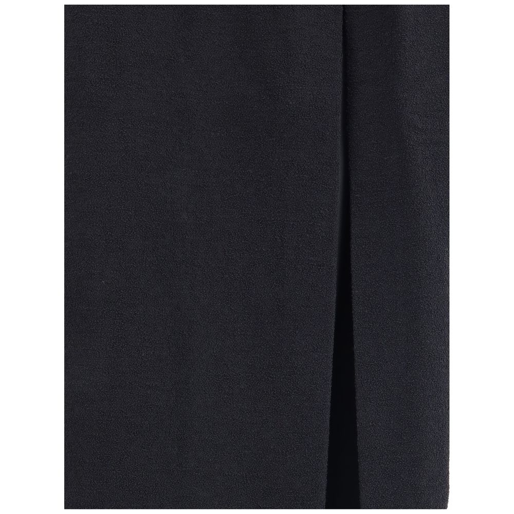 Alessandra Rich Black Wool Long Skirt - immagine 3