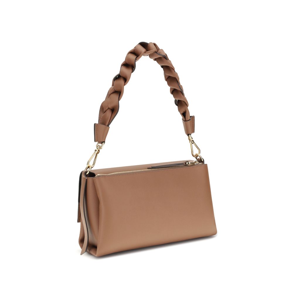Coccinelle Beige Calf Leather Bos Taurus Shoulder Bag - immagine 3