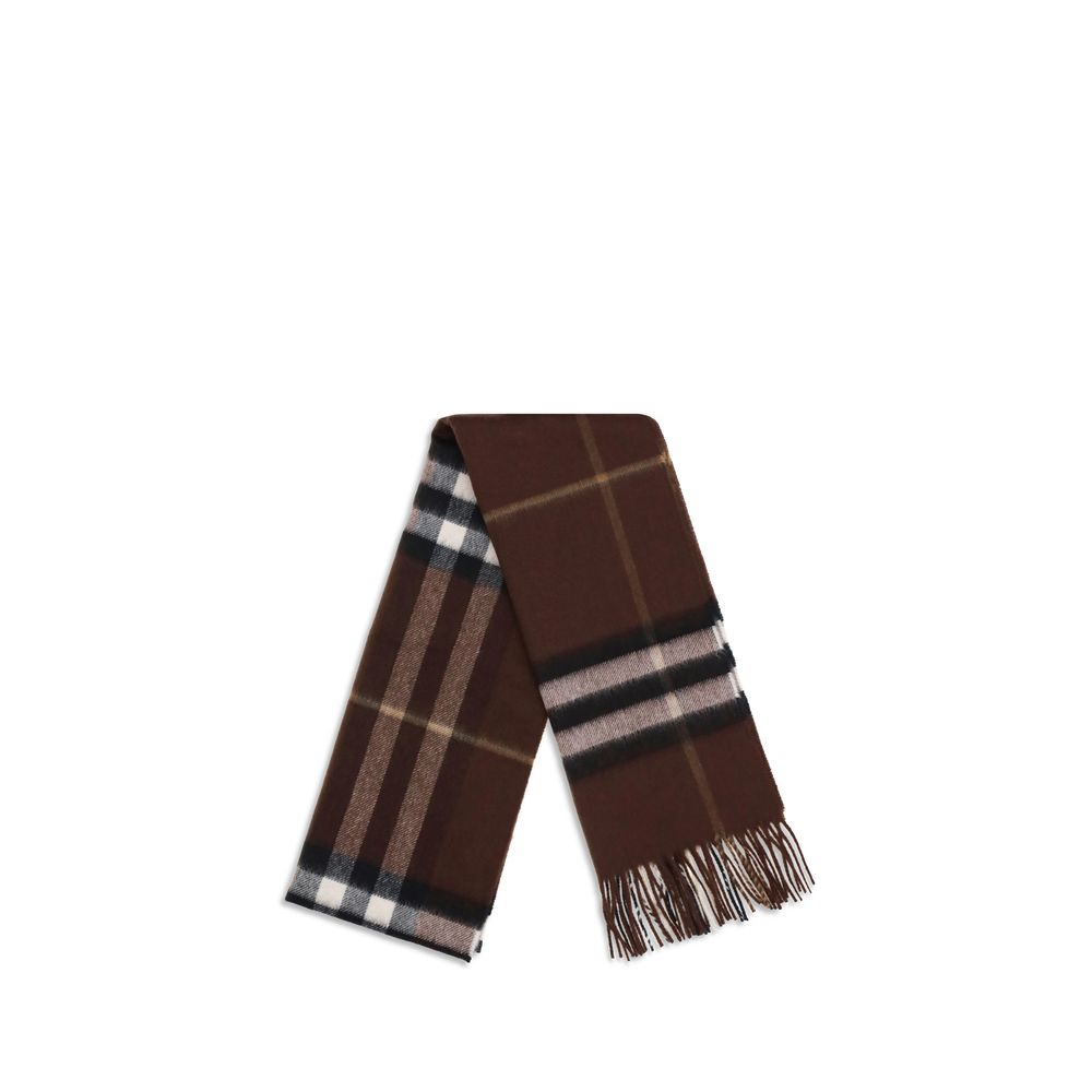Burberry Brown Cashmere Scarf - immagine 2