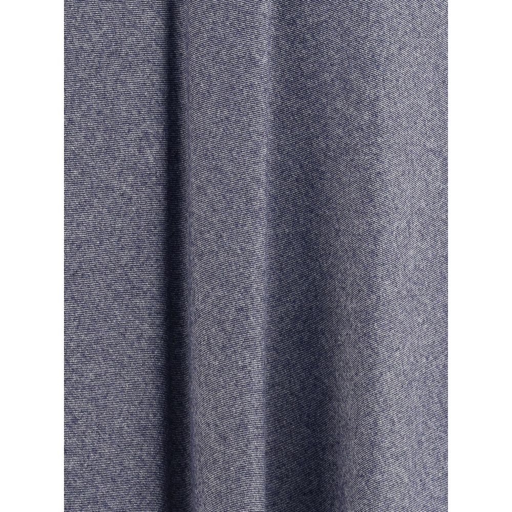 Sara Roka Blue Cotton Midi Skirt - immagine 3