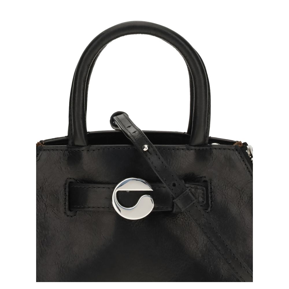 Coperni Black Calf Leather Bos Taurus Shoulder Bag - immagine 4