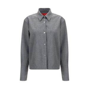 The Latest Gray Wool Oves Aries Shirt