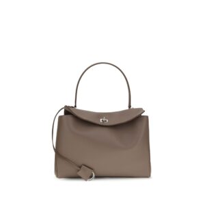 Balenciaga Gray Calf Leather Bos Taurus Shoulder Bag