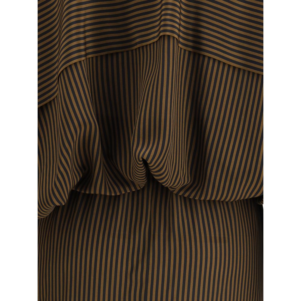 Petar Petrov Multicolor Silk Casual Dress - immagine 3