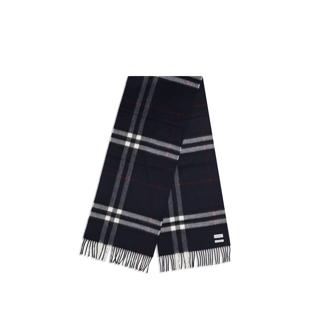 Burberry Blue Cashmere Scarf - immagine 2