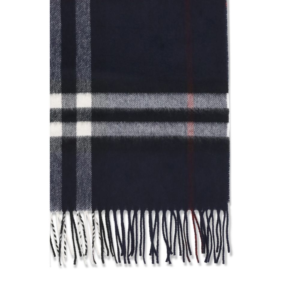 Burberry Blue Cashmere Scarf - immagine 3