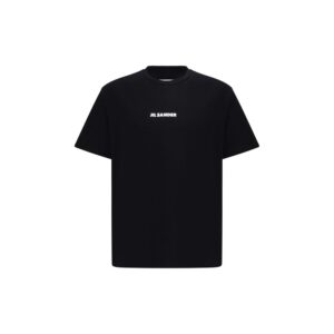 Jil Sander Black Cotton T-Shirt