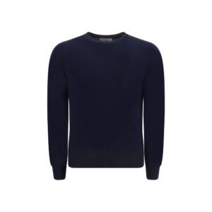 Brunello Cucinelli Blue Wool Oves Aries Sweatshirt