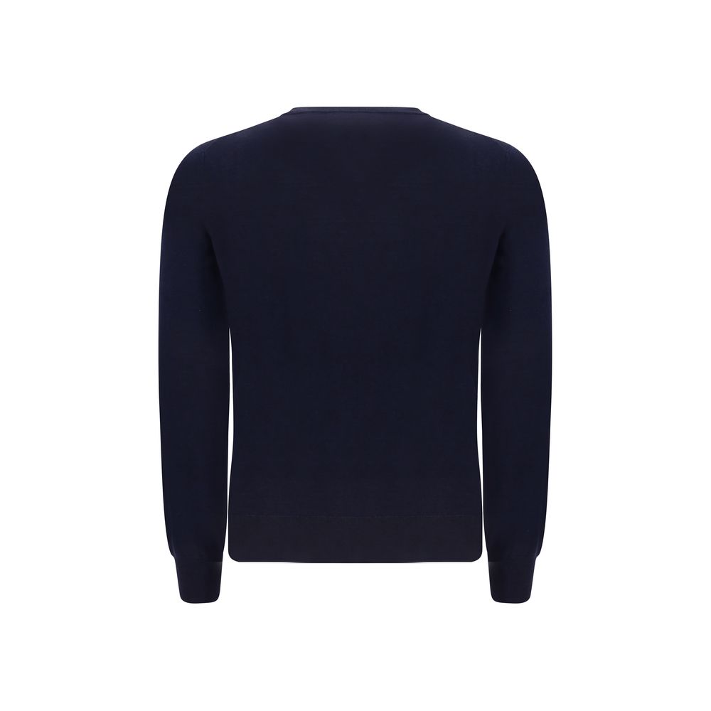 Brunello Cucinelli Blue Wool Oves Aries Sweatshirt - immagine 2