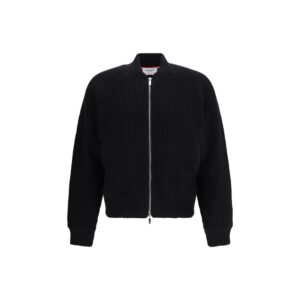 Thom Browne Black Wool Oves Aries Bomber