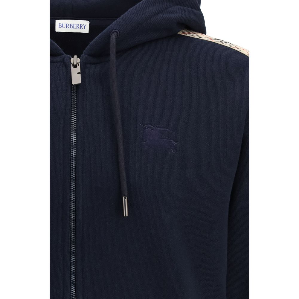 Burberry Blue Cotton Sweatshirt - immagine 3