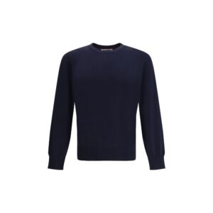 Brunello Cucinelli Blue Cotton Sweatshirt