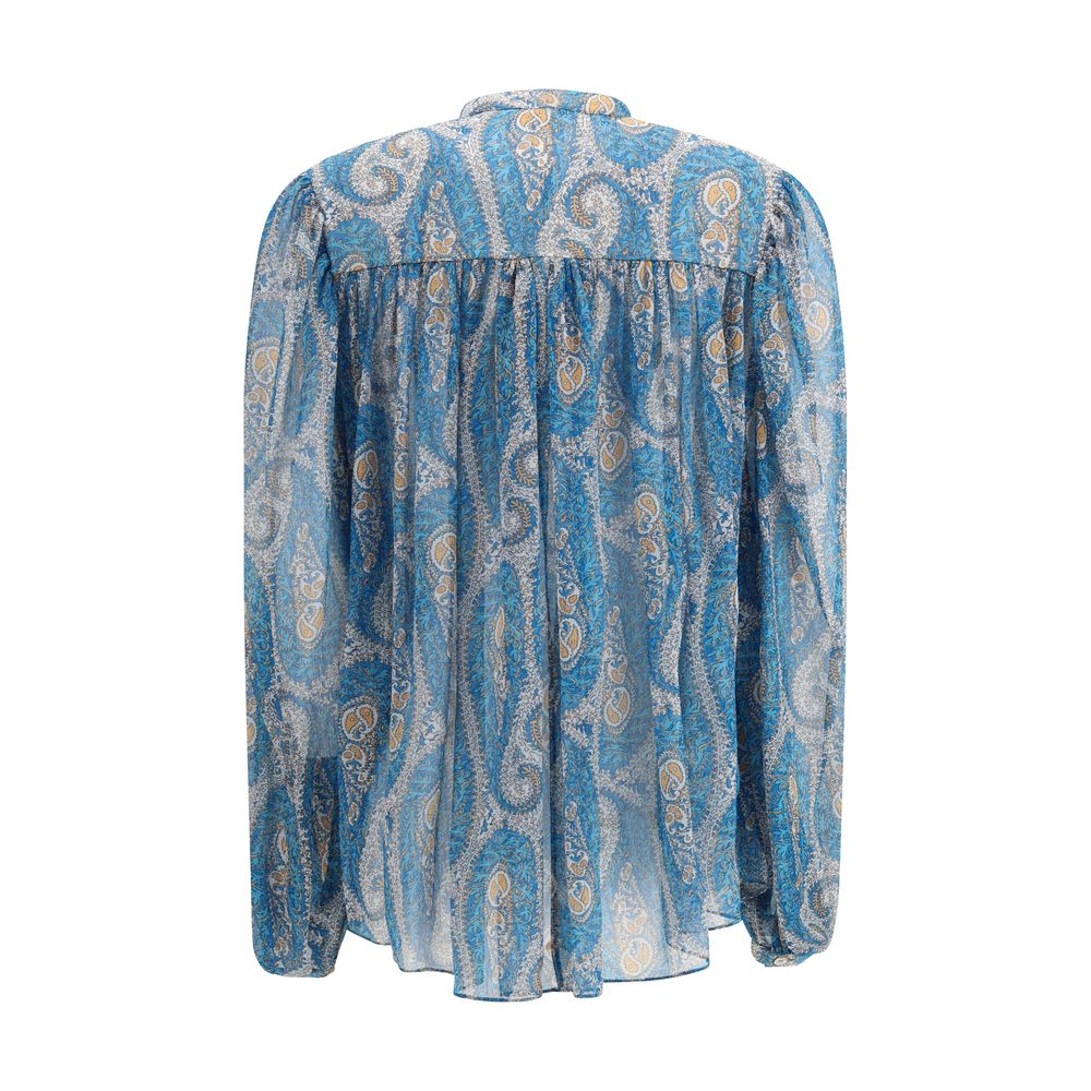 Etro Multicolor Silk Pattern Shirt - immagine 2