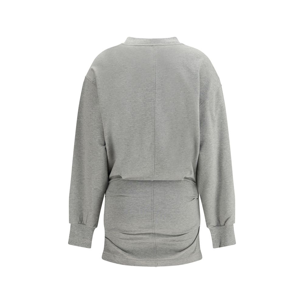 The Attico Gray Cotton Casual Dress - immagine 2