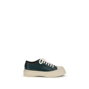 Marni Black Calf Leather Bos Taurus Platform Sneakers