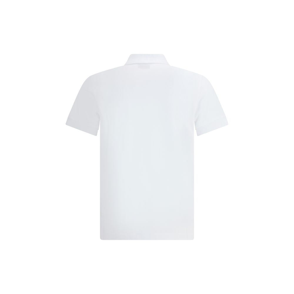 Fendi White Cotton Polo Shirt - immagine 2