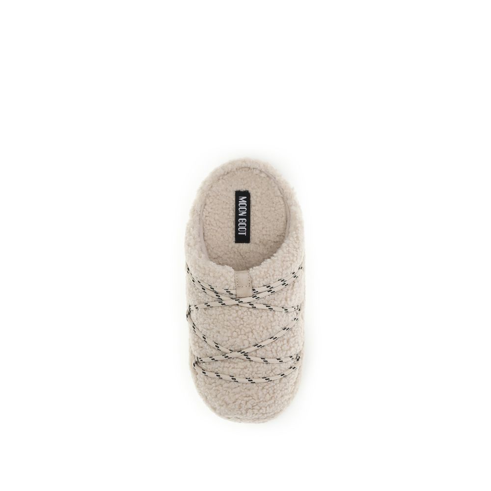 Moon Boot Beige Polyamide Flats - immagine 4